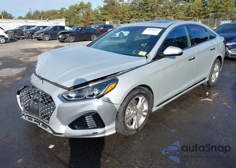 2018 Hyundai Sonata Sport+ z USA, uszkodzony, nr VIN 5NPE34AF9JH726760